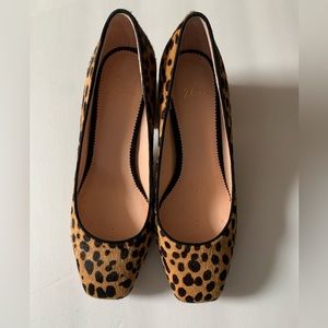 JCrew Calf Hair Heels